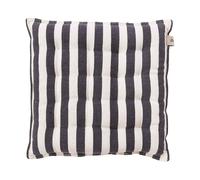 ERNST Cojín para silla Ernst 40x40 cm Blanco natural-gris oscuro
