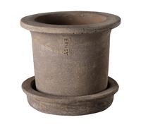 ERNST Maceta de terracota Ernst con plato Ø12 × 10 cm