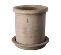 ERNST Maceta de terracota Ernst con plato Ø16×16 cm