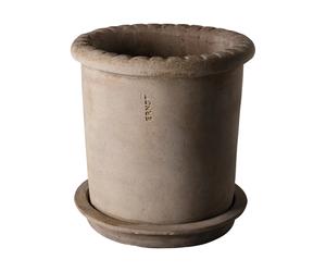 ERNST Maceta de terracota Ernst con plato Ø20×20 cm