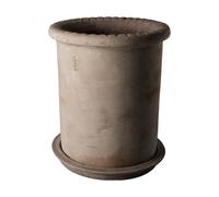 ERNST Maceta de terracota Ernst con plato Ø25×28 cm