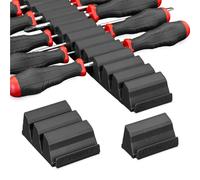 Ernst Manufacturing Screwdriver Pro - Organizador modular de destornilladores para 26 herramientas con base antideslizante, color negro, fabricado en los Estados Unidos