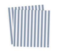 ERNST Servilletas Ernst a rayas 33x33 cm. 20-pack Azul claro-blanco