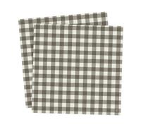 ERNST Servilletas Ernst cuadros 33x33 cm. 20-pack Marrón topo-gris claro