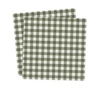 ERNST Servilletas Ernst cuadros 33x33 cm. 20-pack Verde-gris claro