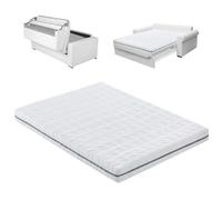 EROSS CONFORT | Colchón 120x180 para Sofá Cama Sistema Italiano. Desenfundable, Lavable, Transpirable, Hipoalegénico. Núcleo Espuma HD Altura 12 cm.