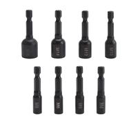 Erpmlyo Adaptador Abrazadera Rosca Acero | Incluye 8 adaptadores de zócalo de matriz para macho roscar, rango M4-M16, hechos en acero al carbono para resistencia.