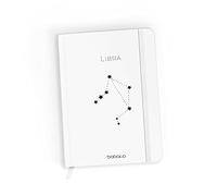ERT GROUP Cuaderno con licencia original y oficial de Babaco, patrón Zodiac Constellation 007 white, con papel cuadriculado, A5