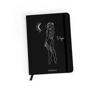 ERT GROUP Cuaderno con licencia original y oficial de Babaco, patrón Zodiac Woman 006 black, con papel cuadriculado, A5