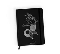 ERT GROUP Cuaderno con licencia original y oficial de Babaco, patrón Zodiac Woman 010 black, con papel cuadriculado, A5