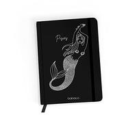 ERT GROUP Cuaderno con licencia original y oficial de Babaco, patrón Zodiac Woman 012 black, con papel rayado, A5
