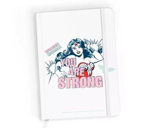 Ert group cuaderno con papel cuadriculado wonder woman 025 dc blanco