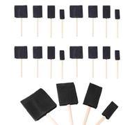 Eruceky 20 Piezas Brocha de Esponja para Pintar, Brocha de Espuma con Mango, Esponja Pincel de Espuma, Adecuado para Acuarelas, Acrílicos y Otras Creaciones Pictóricas
