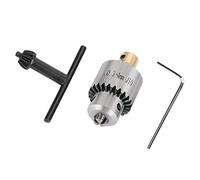 ERYUE Mini Taladro de 0.3-4 Mm, Llave de Chuck Resistente Al Desgaste con Llave Llave, Chuck Impermeable para Taladro Eléctrico, Fresador