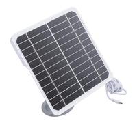 ERYUE Panel Solar de Cámara de 20w, Resistente Al Agua Alta Eficiencia para Seguridad, Alimentador Vida Silvestre, Aleación Aluminio ABS para el Hogar