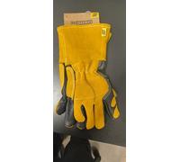ESAB Guantes de sudor M3050 - Guantes de cuero resistentes al calor para MIG WIG MMA - Resistentes con costuras Kevlar, tallas M/L/XL/XXL (L(9))