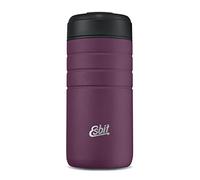 Esbit Majoris - Taza térmica de acero inoxidable con cierre de clic, color negro, plateado y más, 450 ml, para bebidas calientes y frías, para café y té