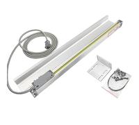 Escala Lineal Digital, Escala lineal de alta precisión de 1um y 5 micras for codificador DRO, regla de vidrio de rejilla óptica, fresadora de torno(500MM)
