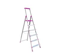 Escalera Aluminio Rolser BriColor 6 Peldaños Malva