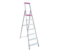 Escalera Aluminio Rolser BriColor 7 Peldaños Malva
