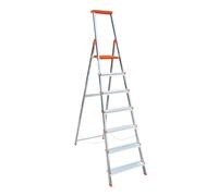 Escalera Aluminio Rolser BriColor 7 Peldaños Mandarina