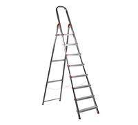 Escalera Aluminio Rolser Unica 8 Peldaños. Certificada según Norma Europea EN-131 para Uso doméstico y Profesional.