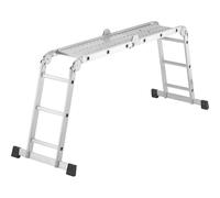 Escalera articulada universal Hailo, plataforma de trabajo, escalera de mano y escalera de tijera