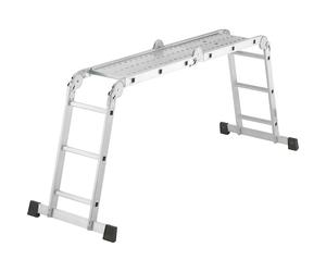 Escalera articulada universal Hailo, plataforma de trabajo, escalera de mano y escalera de tijera