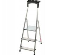 Escalera de aluminio KADAX, escalera de mano hasta 125 kg, escalera de...