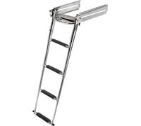 Escalera de baño abatible, con 4 escalones extra grandes, unidad individual