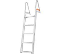 Escalera de baño, escalera para embarcaciones, desmontable, 5 escalones, capacidad de carga de 159 kg, dimensiones: 610 x 455 x 1825 mm