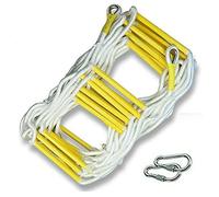 Escalera de Cuerda para Escape de Incendios, Escalera de Escalada Duradera de 12 Metros para Edificios de 2 a 10 Pisos, solución de Escape de Emergencia de despliegue rápido, Equip