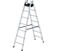Escalera de seguridad de peldaños estrechos, ascenso por ambos lados MUNK, peldaños de 30 x 30 mm, antideslizantes