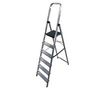 Escalera domestica de Aluminio Altipesa (Aluminio, 6 PELDAÑOS)