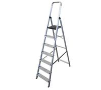 Escalera domestica de aluminio Altipesa (Aluminio, 7 PELDAÑOS)