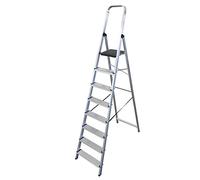 Escalera domestica de aluminio Altipesa (Aluminio, 8 PELDAÑOS)