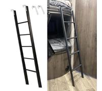 Escalera para Cama, Escalera Negra para Cama de Adulto, Escalera para litera Tipo Loft, Escalera de 45"/50"/55"/59"/63"/65"/69"/73" (160 cm/63")