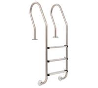 Escalera Para Piscina 3 Peldaños Acero Inoxidable 304 120 Cm Vidaxl
