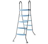 Escalera Piscina 4 Peldaños Antideslizantes Tijera Gre