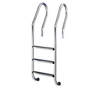 Escalera Piscina Muro Estrecho Mixto Acero INOX 304L. 4 Peldaños