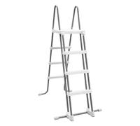Intex 28076 Escalera de 48 pulgadas con peldaños extraíbles, 1 tamaño, gris, L