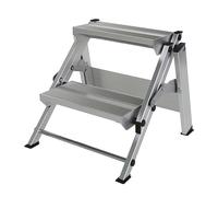 Escalera plegable de aluminio MUNK, sin arco de seguridad
