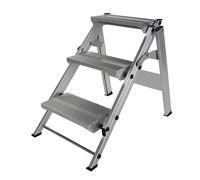 Escalera plegable de aluminio MUNK, sin arco de seguridad