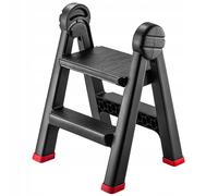 Escalera plegable de taller KADAX, escalera de tijera de plástico de 47x44x63cm