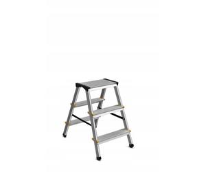 Escalera taburete awtools, modelo 3 stopnie 150kg, ideal para trabajos