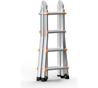 Escalera telescópica en forma de "A", extensible, de 4,5 metros, multifuncional, ideal para trabajos domésticos