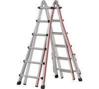 Escalera telescópica HYMER, SC 40, con apoyos plegables