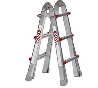 Escalera telescópica plegable escalera tipo tijera, escalera de mano, escalera extensible y escalera para escaleras de obra en una sola