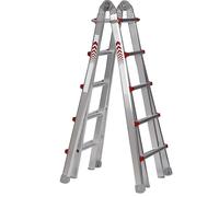Escalera telescópica plegable escalera tipo tijera, escalera de mano, escalera extensible y escalera para escaleras de obra en una sola