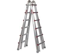Escalera telescópica plegable escalera tipo tijera, escalera de mano, escalera extensible y escalera para escaleras de obra en una sola